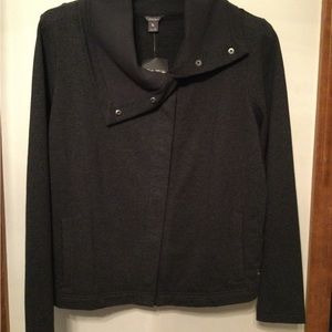 NWT Eddie Bauer Assymetric Snap front Jacket. Size XL